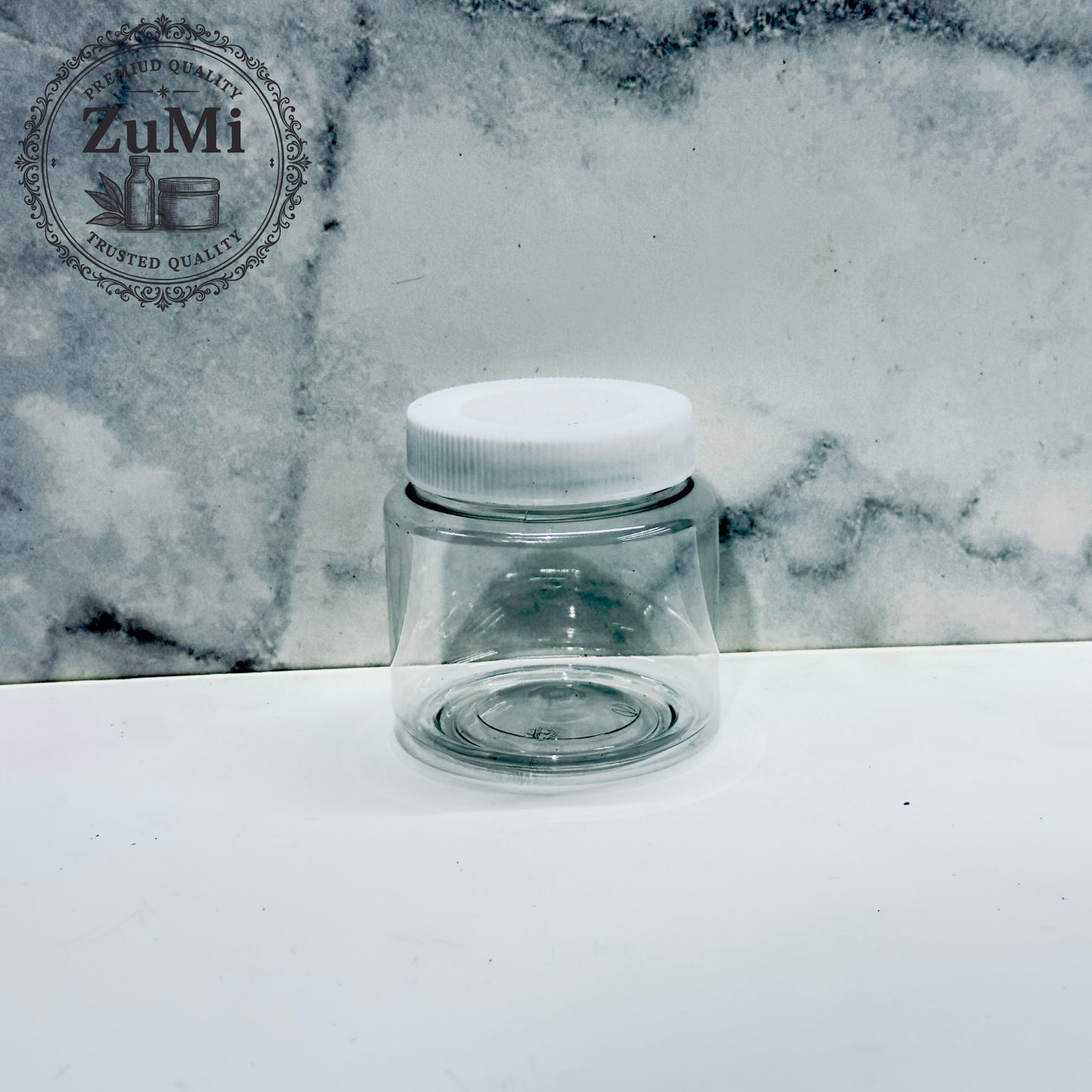 Tarro PET Cristal de 150 ml con Tapa Blanca