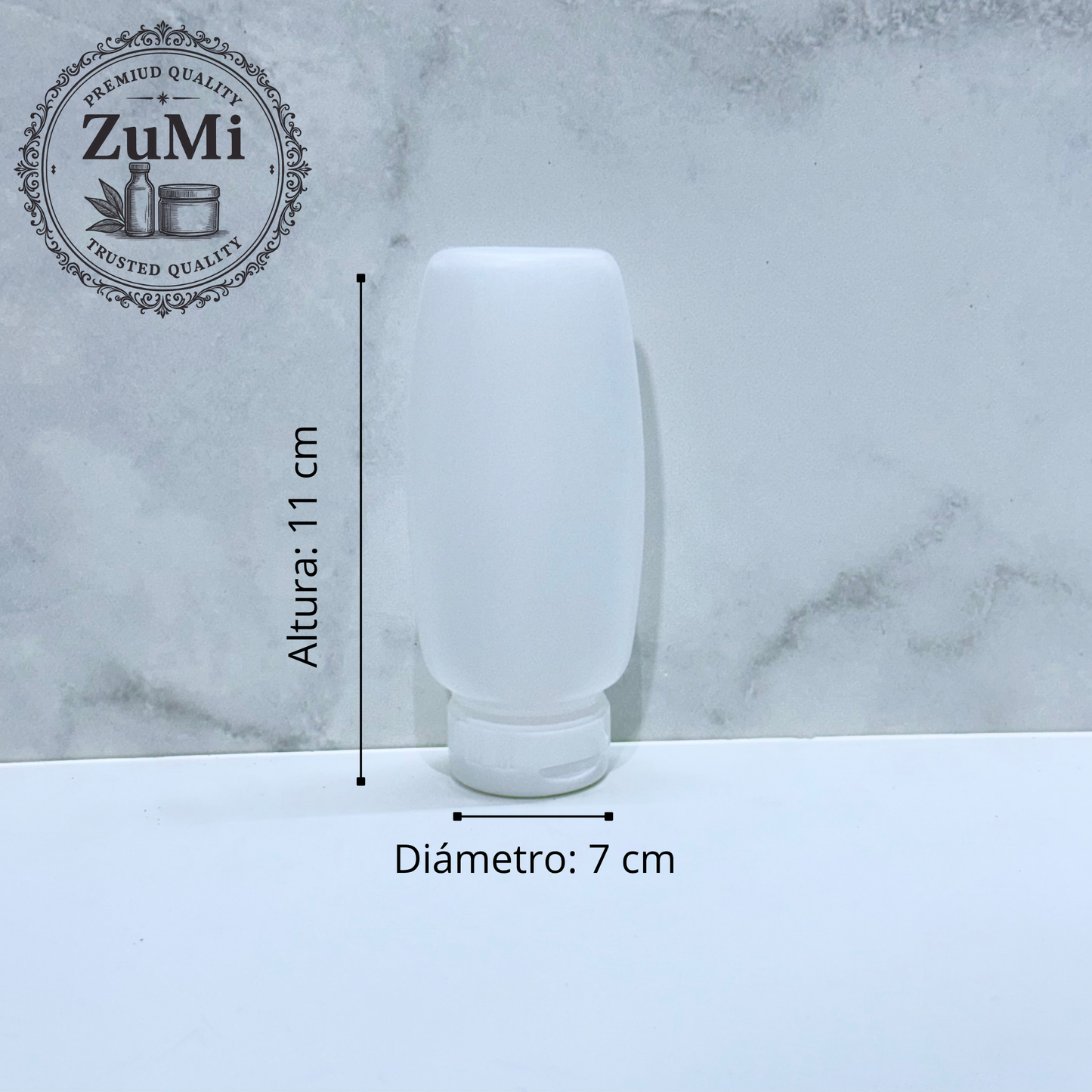Envase Depresible de 60 ml con Tapa y Liner