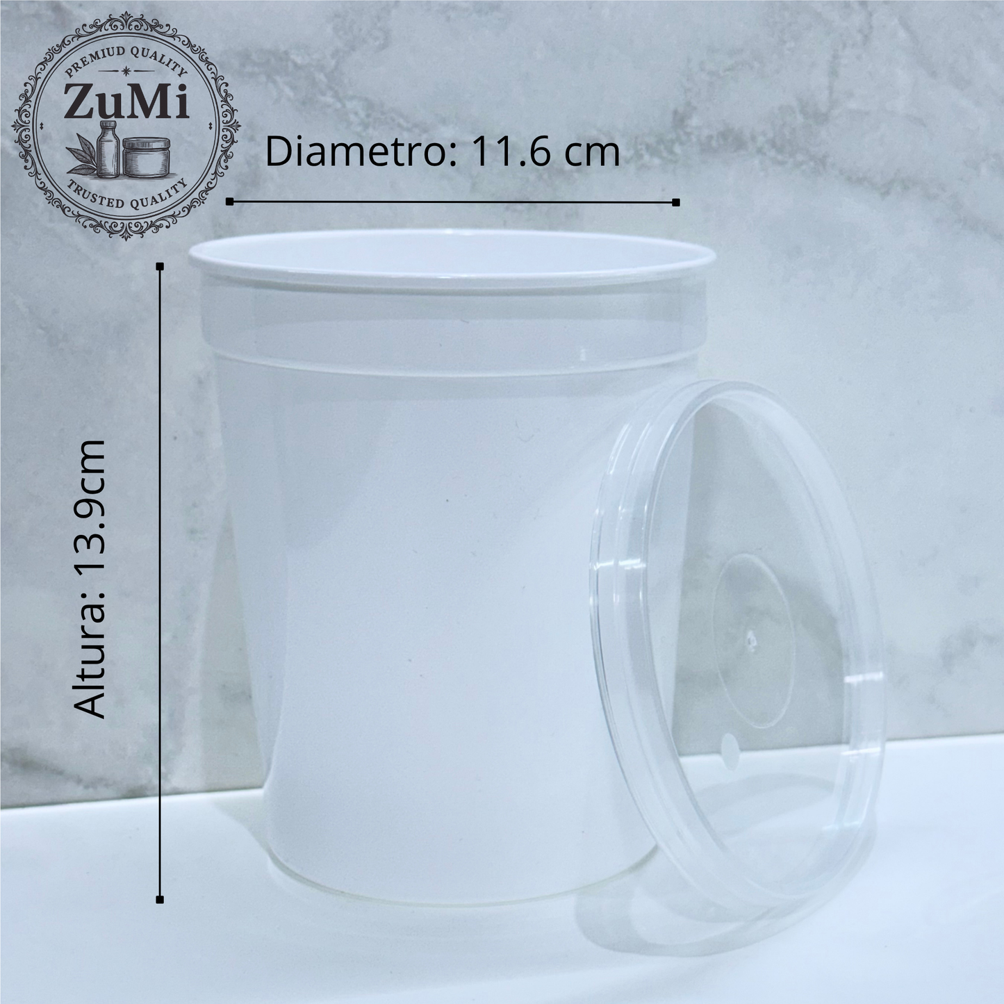 Envase de 32 oz (0.95 L) con Tapa