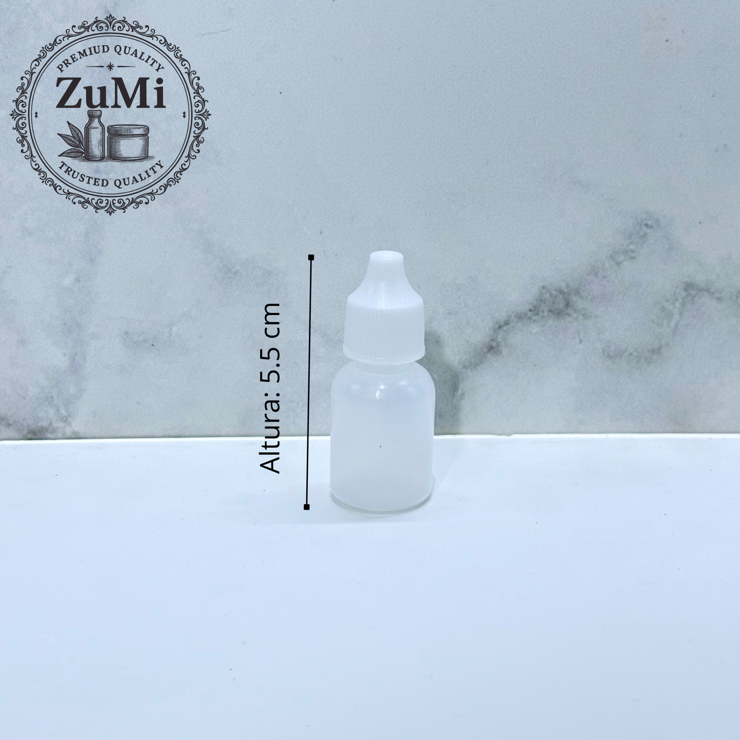 Gotero Plástico de 10 ml con Tapa e Inserto