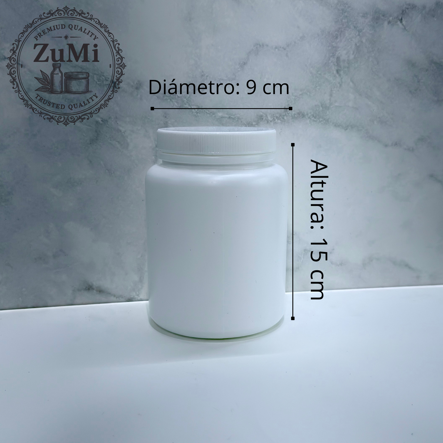 Tarro Plástico de 1000 ml